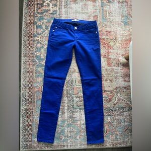 Vibrant Blue XXI Denim Skinny Jeans